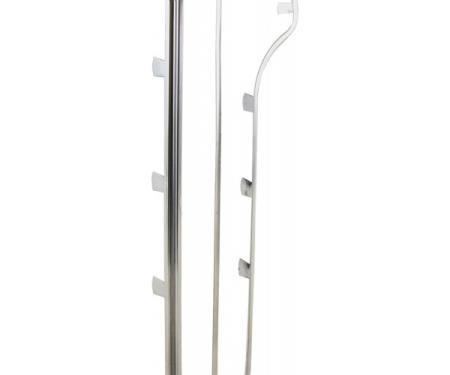 Chevy Truck Accelerator Pedal Trim, Stainless Steel,1967-1970