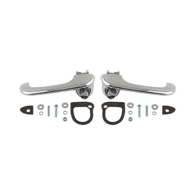 Outside Door Handle Set - Chrome - Right and Left