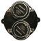 Full Size Chevy Speaker, Rear Seat, Dual 3.5,Kenwood,80 Watts,1958-1967