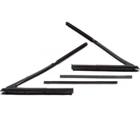 Chevelle Vent Window Weatherstrip Set, Sedan, 1964-1967
