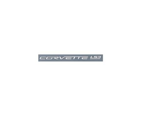 Corvette Fuel Rail Letter Set, LS3, Gloss White, 2008-2013