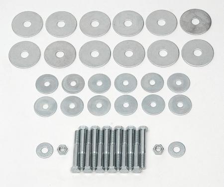 Full Size Chevy Body Mount Bolt & Washer Kit, Convertible, 1961-1964