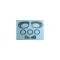 Chevy Door Handle, Door Lock & Trunk Lock Gaskets, 1955-1957