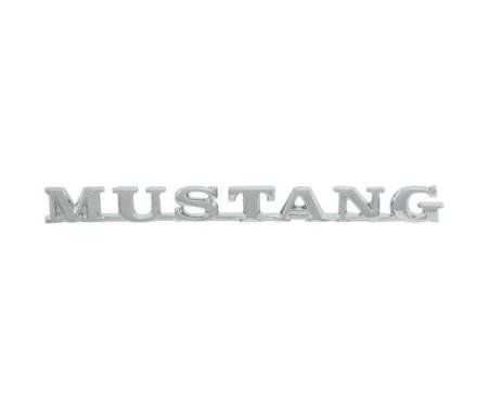 Ford Mustang Front Fender Nameplate - Mustang - 4-7/8 Long - Coupe & Convertible With Alternator
