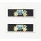 Full Size Chevy Seat Belt Buckle Decals, Standard Interior, 1965-1966