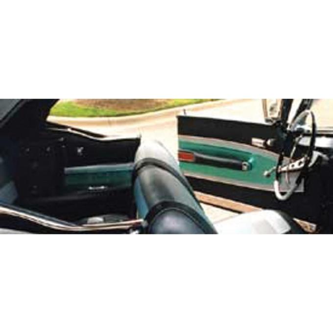 Full Size Chevy Anodized Aluminum Inserts, Interior Door & Rear Quarter Panel, Hardtop & Convertible, 1958