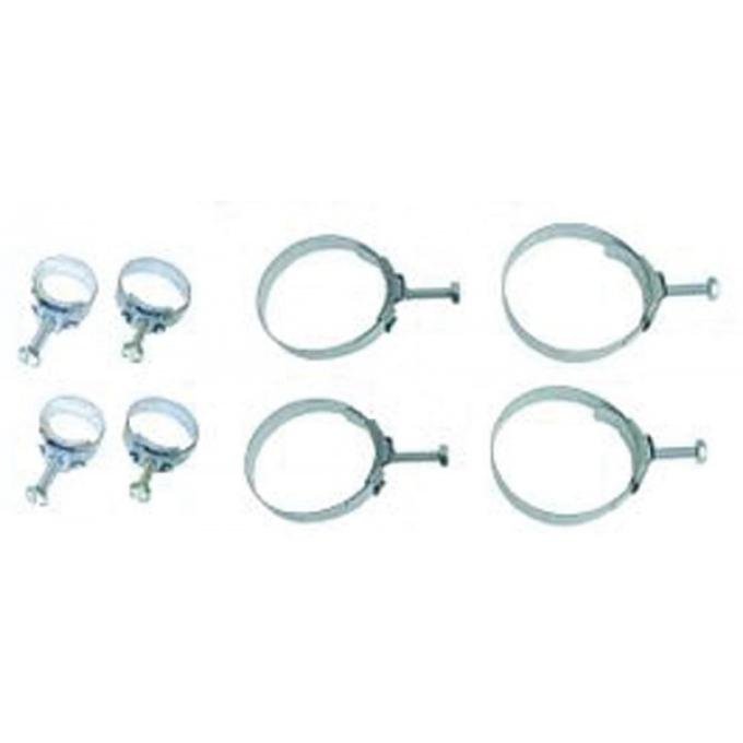 Firebird Radiator Hose Clamp Kit, 1969