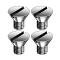 Model A Ford Windshield Stanchion Screw Set - Chrome - 4 Pieces - 1928-29 Only