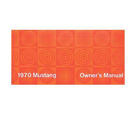 Mustang Owner's Manual - 63 Pages