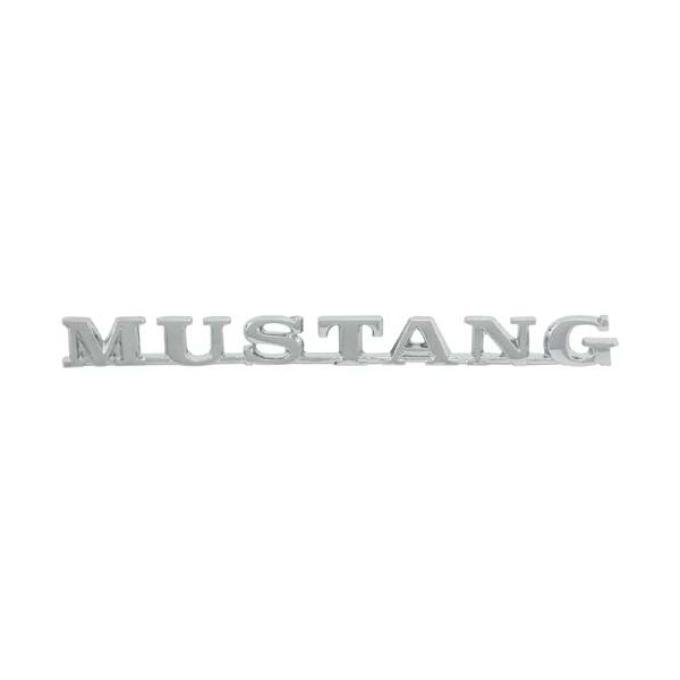 Ford Mustang Front Fender Nameplate - Mustang - 4-7/8 Long - Coupe & Convertible With Alternator
