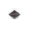 Chevy Tri-5 Emblem Metal Sign, Black Carbon Fiber, Crossed Pistons, 25 X 19