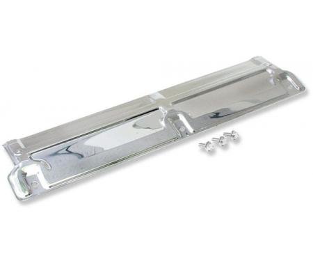 Chevelle Radiator Support Brackets, Standard 3-Bolt, Chrome, 1968-1972 BLEM