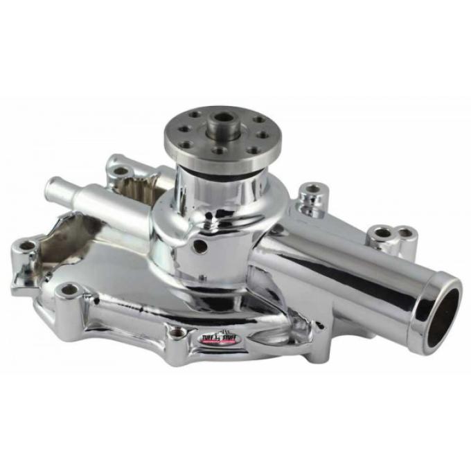 Ford Mustang - Supercool Platinum Shorty Water Pump, 5.0L & 302, Polished, 1979-1985