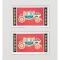 Full Size Chevy Seat Belt Buckle Decals, Deluxe Interior, 1965-1966