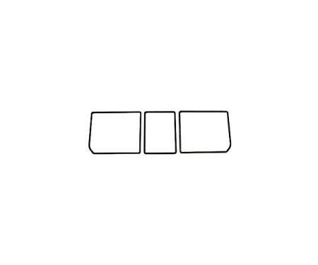 CA 1968-1979 Chevrolet Corvette Rear Compartment Unit Door Frames 3 Piece