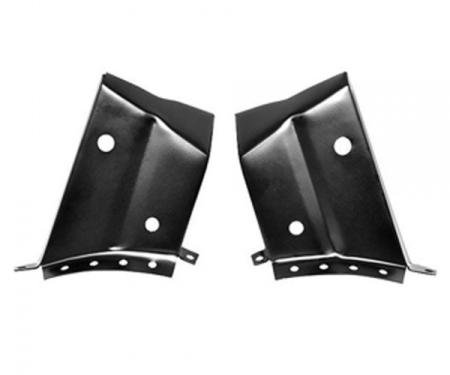 Chevelle - Trunk Hinge To Package Shelf Extensions, Coupe, 1968-72