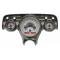 Chevy Analog Dash Gauges, Dakota Digital, Silver With Red Display, 1957