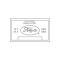 Ford Thunderbird Voltage Regulator Decal, FAP-B, 1956-57