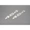 Camaro Hood Emblems, 454, Stainless Steel, 1967-1969