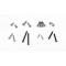Full Size Chevy Exterior Trim Screw Set, Impala, 1965