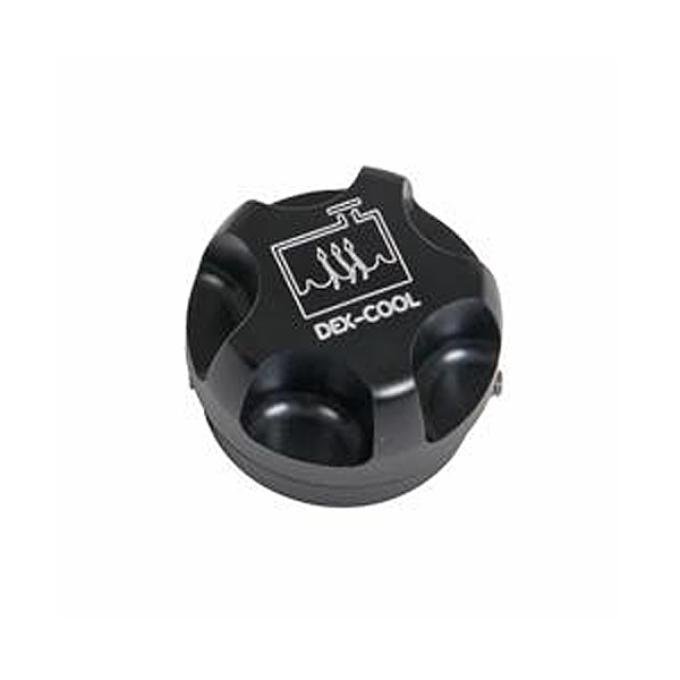 Camaro Radiator Reservoir Cap, Billet Aluminum, Black, 2010-2013