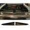 Chevelle Core Support Filler Panel, Black Anodized, 1966