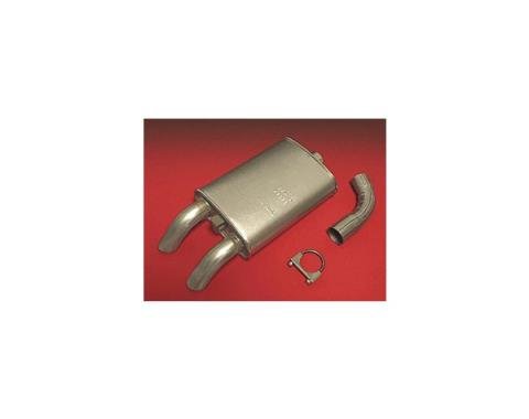 Corvette Muffler, Left Or Right, Stock Style, Quiet-Flow, Walker, 1984