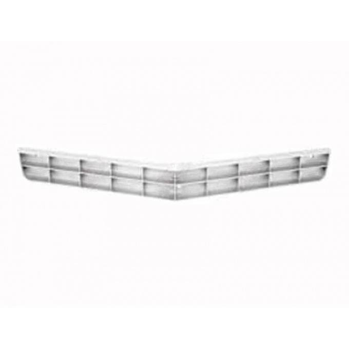 Camaro Lower Grill, Standard, Silver, 1974-1977