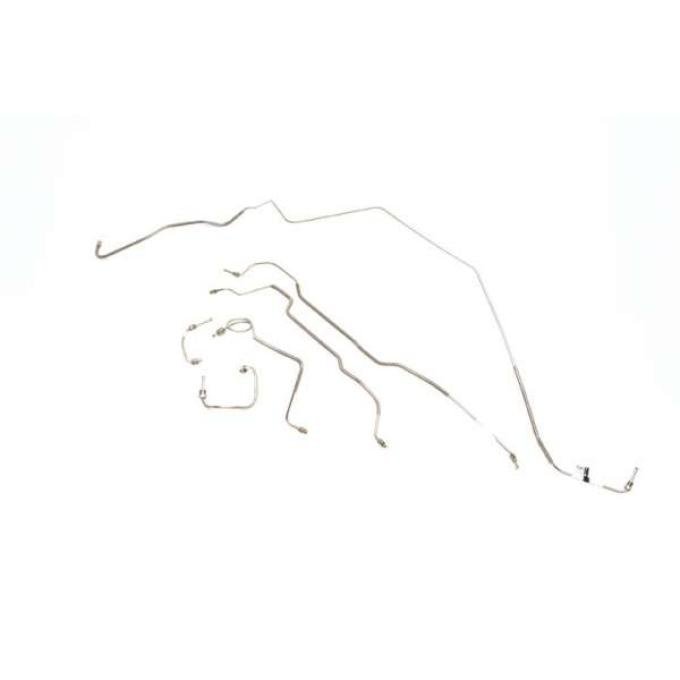 Camaro Disc Brake Line Set, Power, Stainless Steel 1978-1980