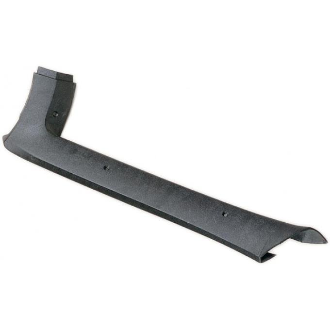 Corvette Pillar Post Trim, Left, 1968-1976 | 70-72 Dark Saddle