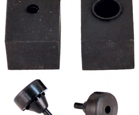 Redline Restomotive® 1967-1972 Chevy Truck 4 Piece Fleetside Tailgate Bumper Set