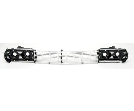 Full Size Chevy Grille Assembly, Front, With Supports & Headlight Buckets, 1964