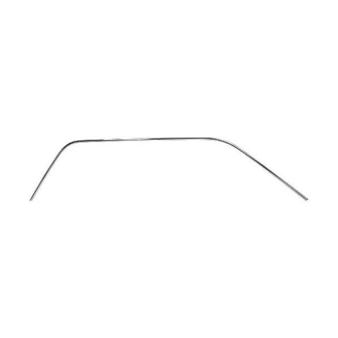 Ford Mustang Roof Drip Rail Mouldings - Bright Metal - Coupe