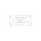 Ford Thunderbird Starter Decal, 352 V8, FAR-11001-A, 1956-60