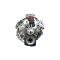 Tru Trac Serpentine System, Polished, Small Block Ford, With Power Steering, Without Air Conditioning