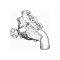 Ford Thunderbird Water Pump, New, Includes Pump To Spacer Gasket, 1955-57