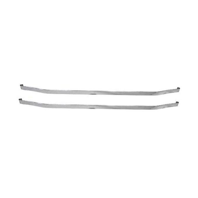Model A Ford Front Bumper Bars - Chrome - 1928-29