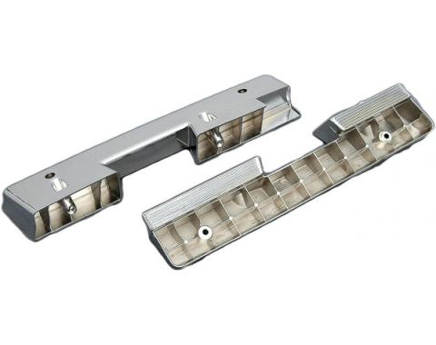 Full Size Chevy Armrest Bases, Chrome, Hardtop Or Convertible, Impala, 1962-1964