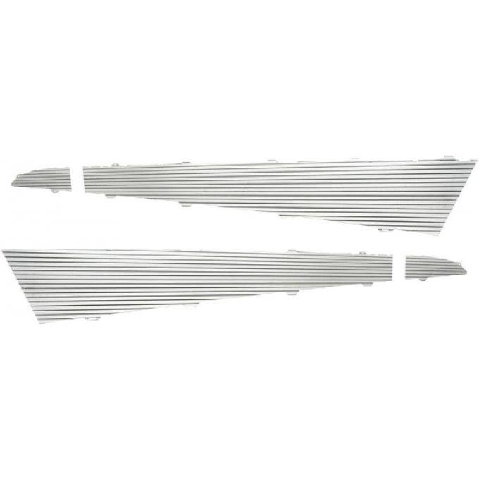 Chevy Quarter Panel Inserts, Bel Air, 2-Door, 1957