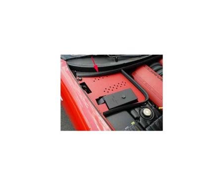 Corvette Battery Den Cover, Red, 1997-2004