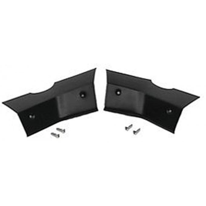 Firebird Rear Package Tray Corner Trim, 1967-1969