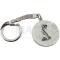 Key Chain, Silver Cobra Snake