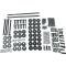 Chevy Truck Bed Bolt Kit, Zinc Plated, Short Bed, Step Side, 1947-1950