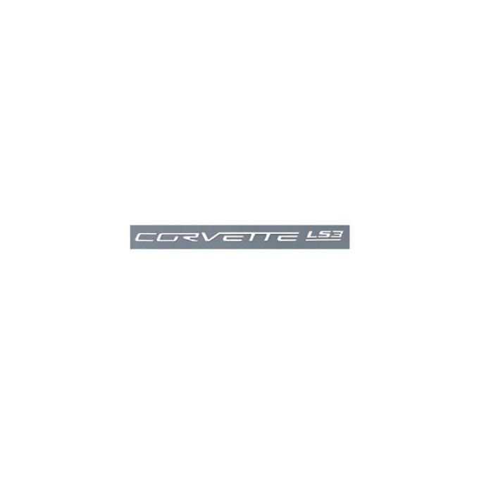 Corvette Fuel Rail Letter Set, LS3, Gloss White, 2008-2013