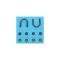 Chevy Driveshaft Rear U-Bolt Kit, 1955-1957