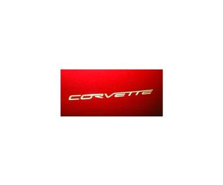 Corvette Rear Bumper Lettering Kit, Silver Metallic, 2005-2013