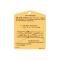 Instruction Tag, Heater, Galaxie, 1965
