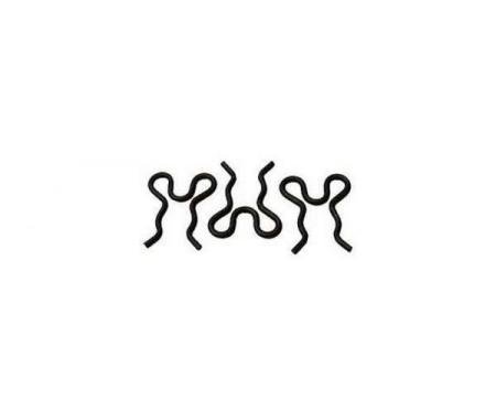 Firebird Parking Brake Cable Retaining Clip Set, 1967-1981