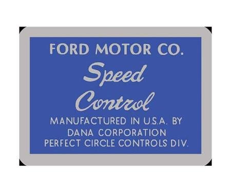 Speed Control Decal