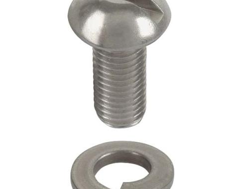 Model A Ford Radiator Apron Mounting Set - Stainless Steel - 8 Pieces - 1930-31 Only